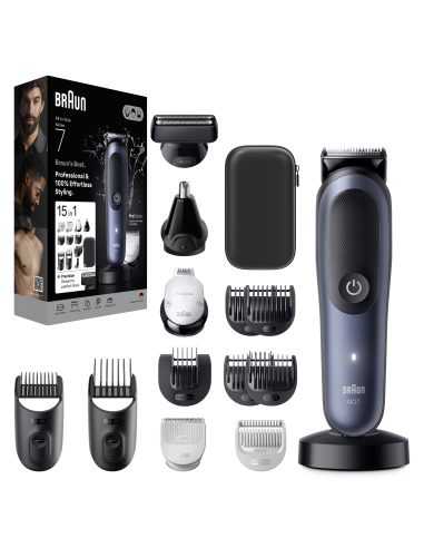 AIO7580 Braun Trimmeri Komplekt 15in1 piirel