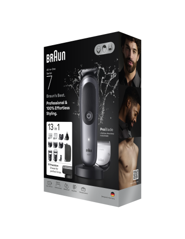 AIO7560 Braun Trimmeri Komplekt 13in1 piirel