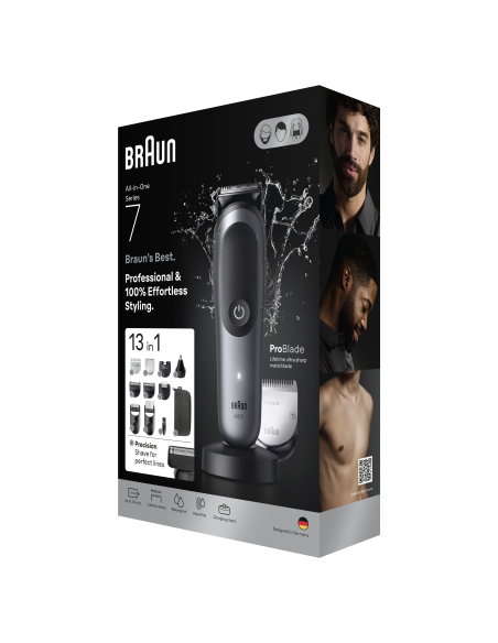 AIO7560 Braun Trimmeri Komplekt 13in1 piirel