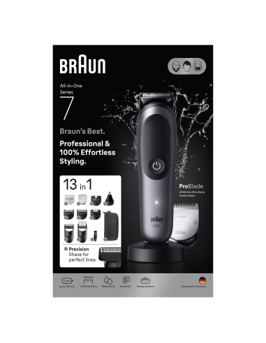 AIO7560 Braun Trimmeri Komplekt 13in1 piirel