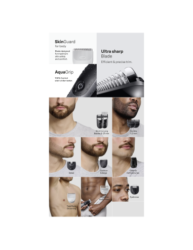AIO5560 Braun Trimmeri Komplekt 11in1 piirel