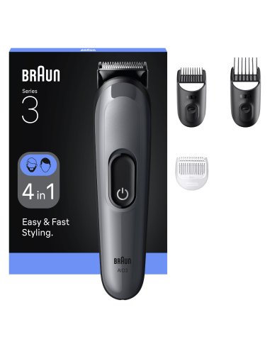 AIO3500 Braun Trimmeri Komplekt 4in1 piirel
