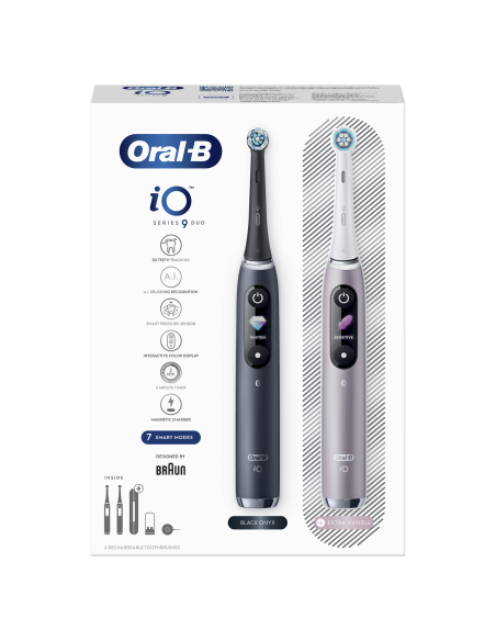 iOM9D.2J2.2AD Oral-B iO9 Duo elektriline hambahari Black Onyx/ Rose