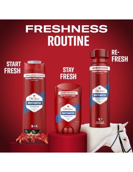 Old Spice Whitewater meeste pulkdeodorant, 50 ml