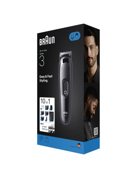 AIO3560 Braun Trimmeri Komplekt 10in1 piirel