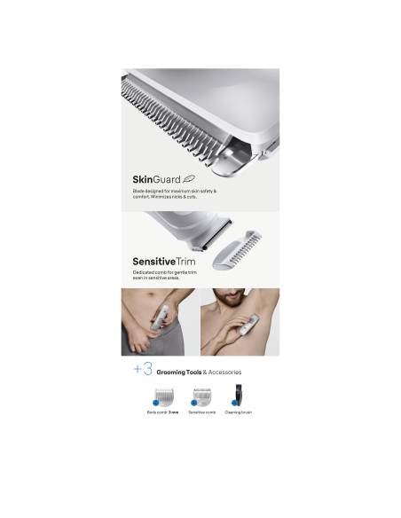 BG3530 Braun kehakarvade raseerimisseade (trimmer / piirel / pardel)
