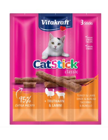 Vitakraft maiusepulgad kassidele kalkun ja lammas
