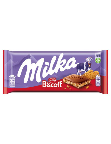 Milka piimašokolaad karamelliga Biscoff 90g