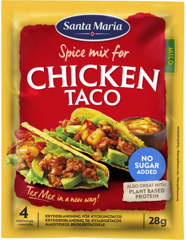 KAST 20tk! SANTA MARIA Taco maitseainesegu kanale 28g