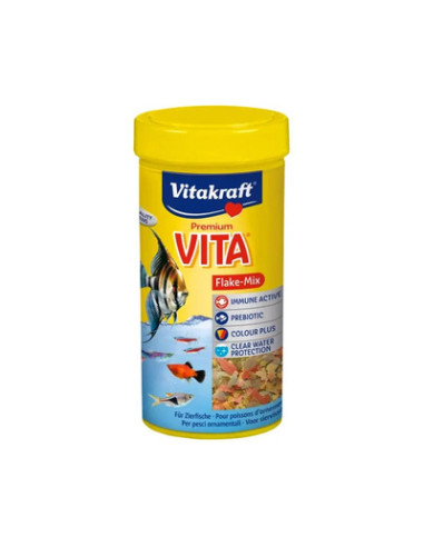 Vitakraft helvessööt kõikidele dekoratiivkaladele 250ml/42g