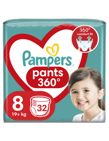 KAST 3 tk! Pampers Pants Püksmähkmed, Suurus 8, 32 Mähet, 19kg+