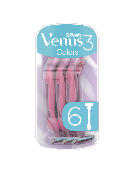 Gillette Venus3 Naiste Ühekordsed Raseerijad, 6 Tk Pakis