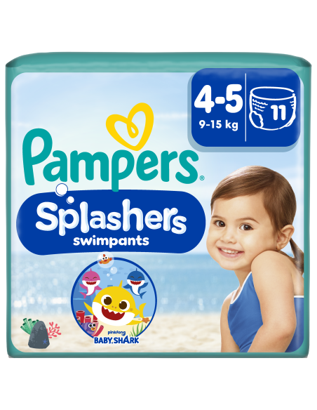 Pampers Pants Splashers, Suurus 4-5, 11 Ujumismähet, 9-15kg