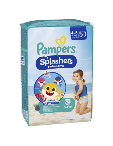 Pampers Pants Splashers, Suurus 4-5, 11...