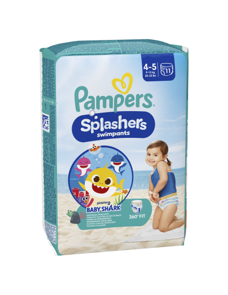 Pampers Pants Splashers, Suurus 4-5, 11 Ujumismähet, 9-15kg
