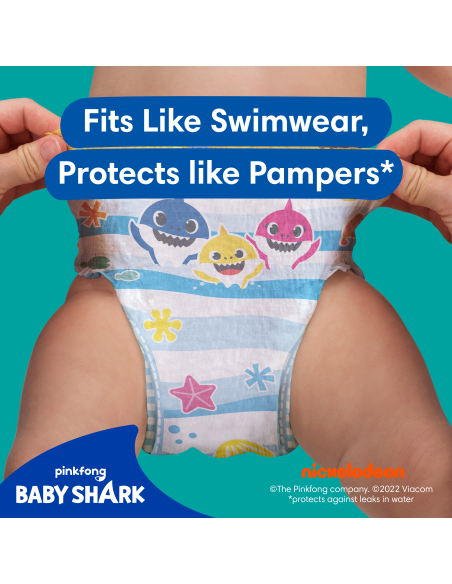 KAST 8 tk! Pampers Pants Splashers, Suurus 4-5, 11 Ujumismähet, 9-15kg