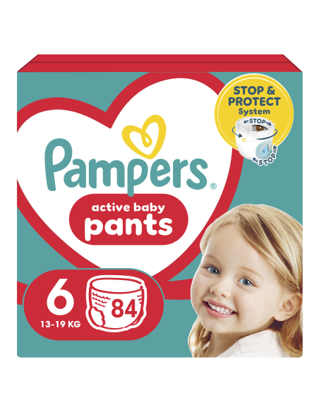 Pampers Pants Mähkmed, Suurus 6, 84 Mähet, 13-19 kg