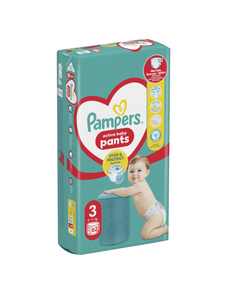 KAST 2 tk! Pampers Pants Püksmähkmed, Suurus 3, 62 Mähet, 6-11 kg