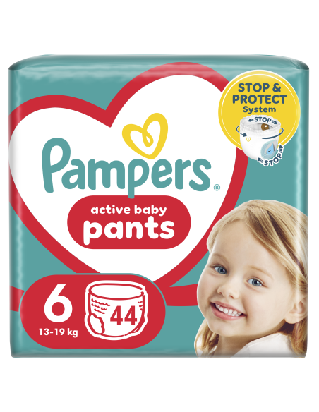 Pampers Pants Püksmähkmed, Suurus 6, 44 Mähet, 13-19 kg
