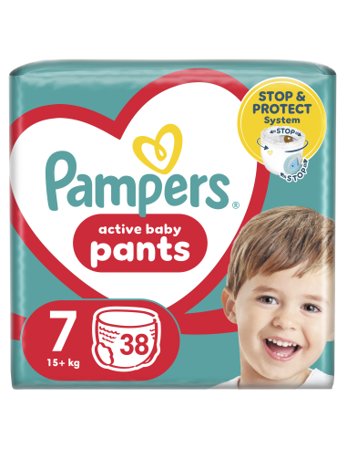 Pampers Pants Püksmähkmed, Suurus 7, 38 Mähet, 15+ kg