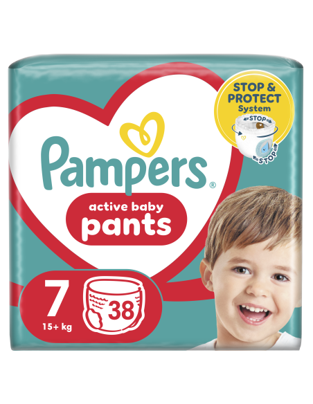KAST 3 tk! Pampers Pants Püksmähkmed, Suurus 7, 38 Mähet, 15+ kg