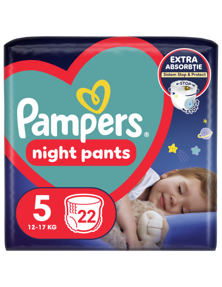 Pampers Night Pants Püksmähkmed, Suurus 5, 22 Mähet, 12-17 kg