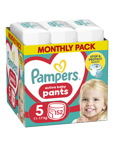 Pampers Pants Mähkmed, Suurus 5, 152 Mähet, 11-17 kg