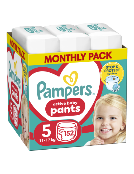 Pampers Pants Mähkmed, Suurus 5, 152 Mähet, 11-17 kg