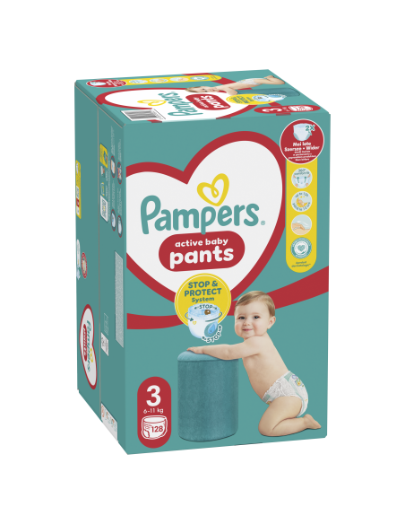 Pampers Pants Mähkmed, Suurus 3, 128 Mähet, 6-11 kg