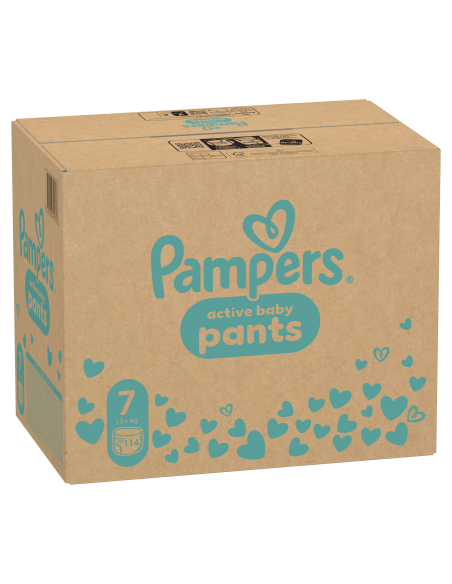 Pampers Pants Püksmähkmed, Suurus 7, 114 Mähet, 15+ kg