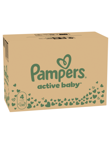 Pampers Active Baby Mähkmed, Suurus 4, 180...