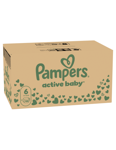 Pampers Active Baby Mähkmed, Suurus 6, 128...