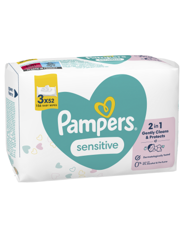 Pampers Sensitive Niisked Beebisalvrätid, 3...