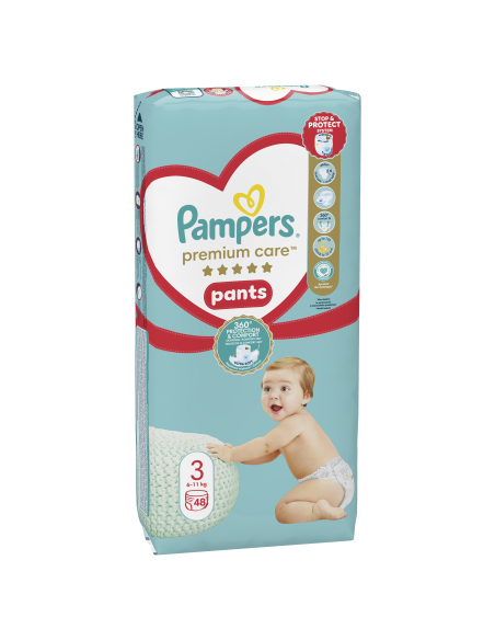 Pampers Premium Care Pants Püksmähkmed, Suurus 3, 48 Mähet, 6-11 kg