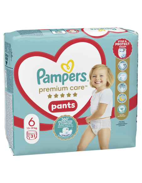 Pampers Premium Care Pants Püksmähkmed, Suurus 6, 31 Mähet, 13-19 kg
