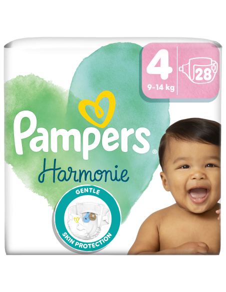 KAST 4 tk! Pampers Harmonie Mähkmed,  Suurus 4, 28 Mähet, 9-14kg