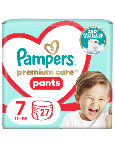 Pampers Premium Care Püksmähkmed, Suurus 7, 27 Mähet, 15+ kg