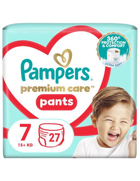 Pampers Premium Care Püksmähkmed, Suurus 7, 27 Mähet, 15+ kg