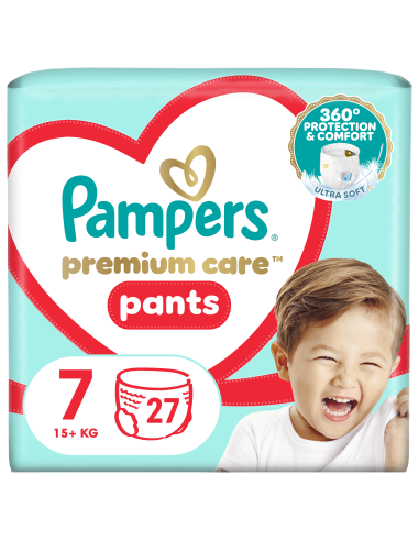 KAST 3 tk! Pampers Premium Care Püksmähkmed, Suurus 7, 27 Mähet, 15+ kg