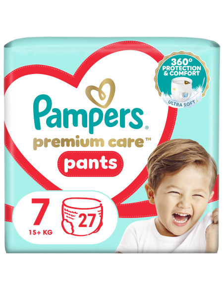 KAST 3 tk! Pampers Premium Care Püksmähkmed, Suurus 7, 27 Mähet, 15+ kg