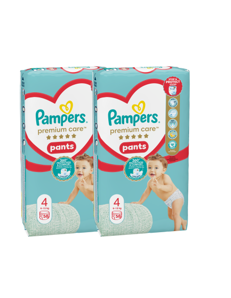 Pampers Premium Care Pants Mähkmed, Suurus 4, 116 Mähet, 9-15kg