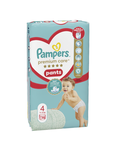 Pampers Premium Care Pants Mähkmed, Suurus 4, 116 Mähet, 9-15kg