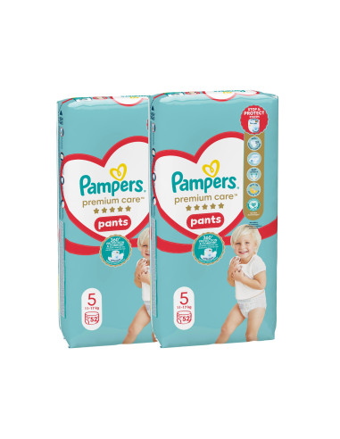 Pampers Premium Care Pants Mähkmed, Suurus 5, 104 Mähet, 12-17kg