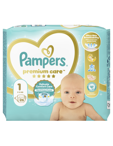 Pampers Premium Care Mähkmed,  Suurus 1 (Mini),...