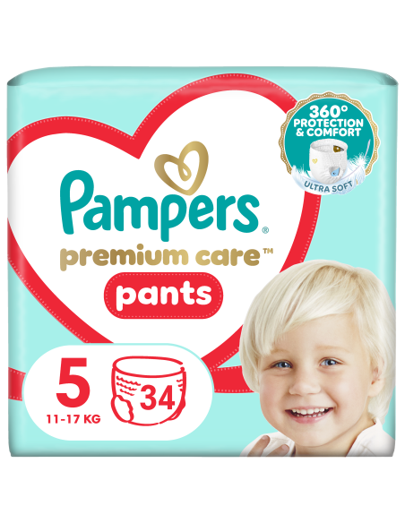 Pampers Premium Care Pants Püksmähkmed, Suurus 5, 34 Mähet, 11-17 kg