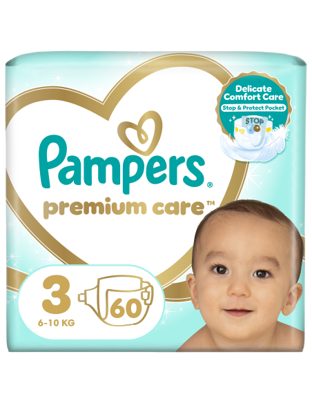 Pampers Premium Care Mähkmed, Suurus 3 (Midi), 6–10 Kg, 60 Mähet