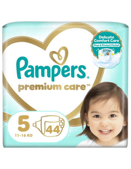 Pampers Premium Care Mähkmed, Suurus 5 (Junior), 11–16 Kg, 44 Mähet