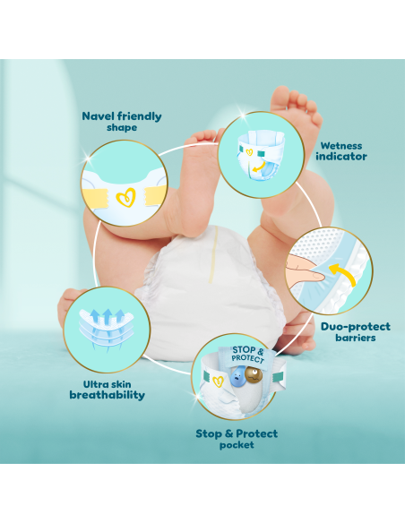 KAST 2 tk! Pampers Premium Care Mähkmed, Suurus 5 (Junior), 11–16 Kg, 44 Mähet