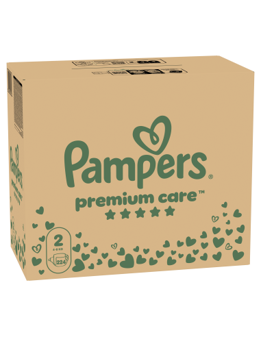 Pampers Premium Care Teipmähkmed, Suurus 2, 224...