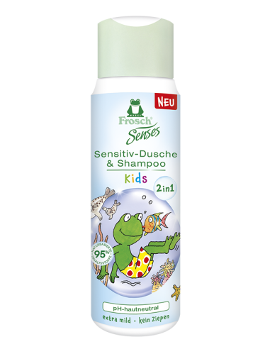 Frosch dušigeel ja šampoon Senses lastele 300 ml